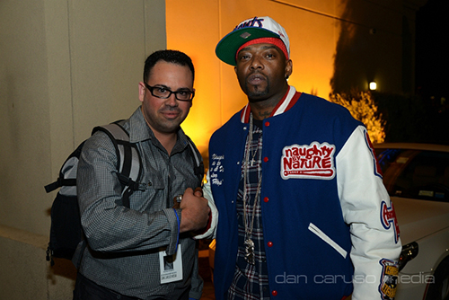 Dan Caruso With Treach From Naughty By Nature